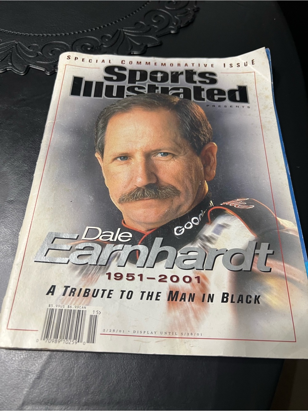 Sports Illustrated Dale Earnhardt Tribute Magazine - Black, White, Red
